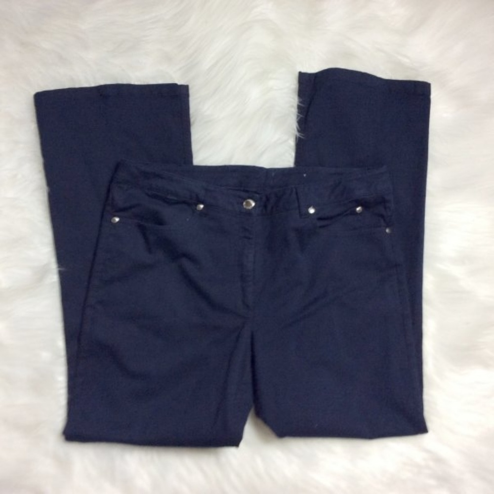 Escada Sport Italian Blue KATE pants Size 12/14